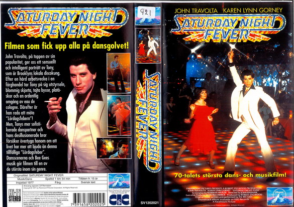SATURDAY NIGHT FEVER (VHS)