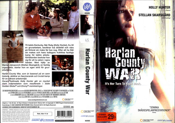 HARLAN COUNTY WAR (VHS)