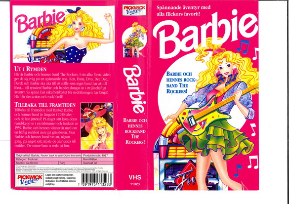 BARBIE - BARBIE OCH HENNES ROCKBAND.. (VHS)