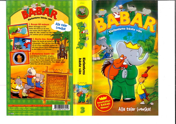 BABAR DEL 3 (VHS)