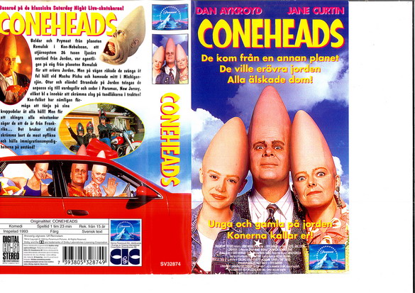 CONEHEADS(Vhs-Omslag)