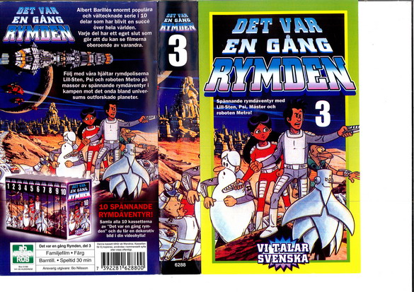 DET VAR EN GÅNG RYMDEN DEL 3 (VHS)