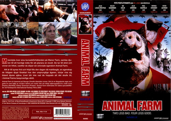 ANIMAL FARM (vhs-omslag)
