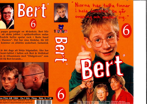 BERT DEL 6(Vhs-Omslag)