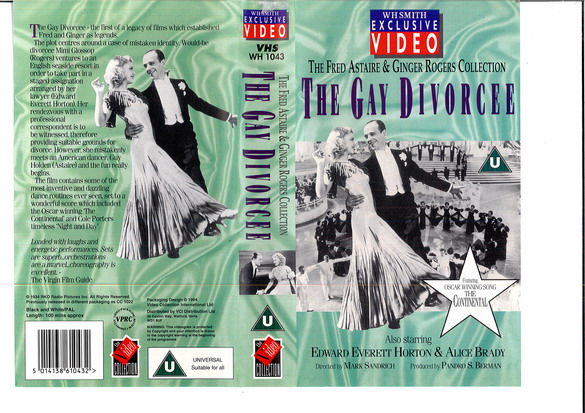 GAY DIVORCEE (VHS) (UK-IMPORT)
