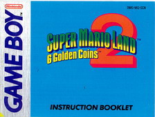 SUPER MARIO LAND 2:6 GOLDEN COINS - MANUAL (DMG-MQ-SCN)