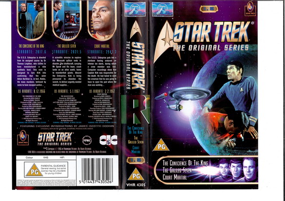 STAR TREK TOS VOL 1,5 (VHS)