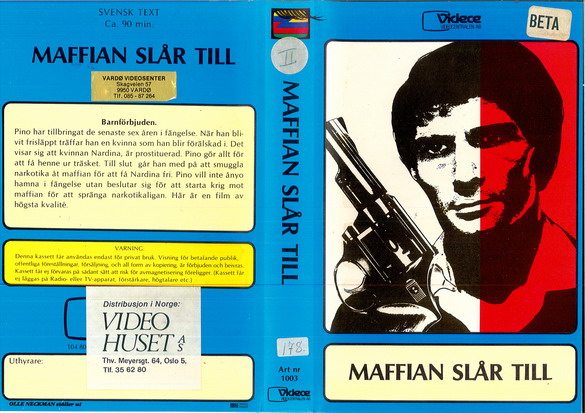 1003 MAFFIAN SLÅR TILL (BLÅ) - VHS