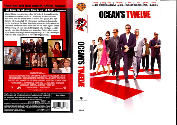 OCEAN'S TWELWE (VHS)