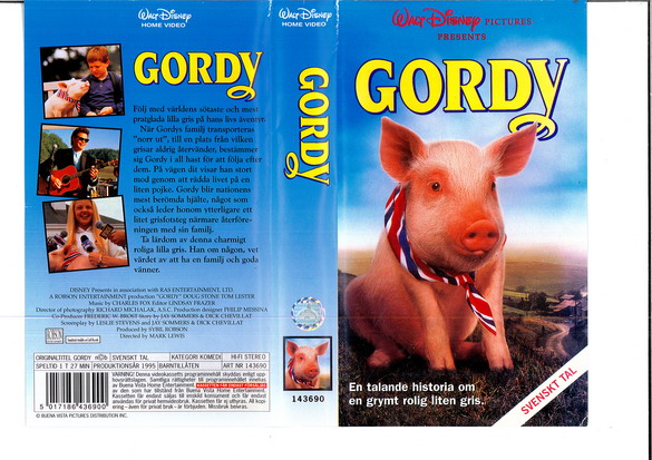 GORDY (VHS)