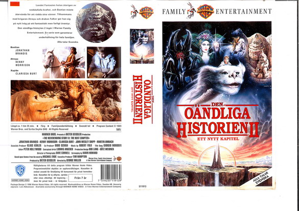 DEN OÄNDLIGA HISTORIEN 2 (VHS)
