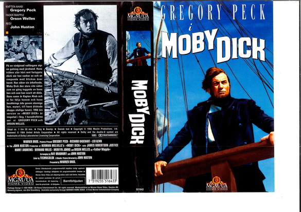 MOBY DICK (vhs-omslag)