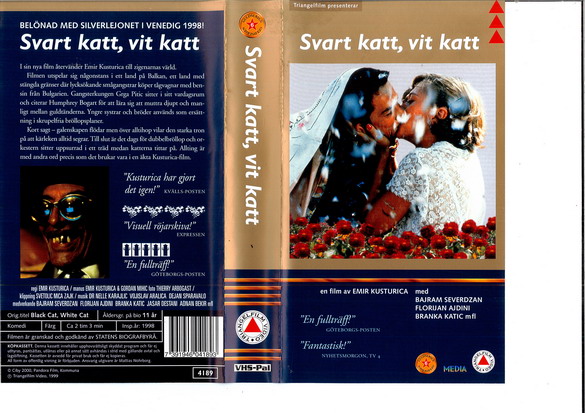 SVART KATT,VIT KATT (VHS)