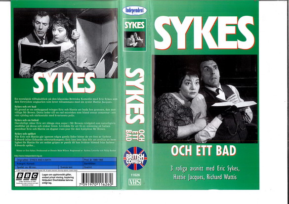 SYKES OCH ETT BAD (VHS) ny