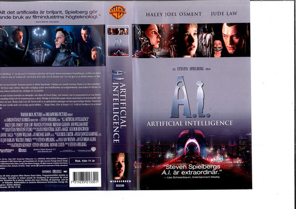 A.I. - ARTIFICIAL INTELLIGENCE (VHS)