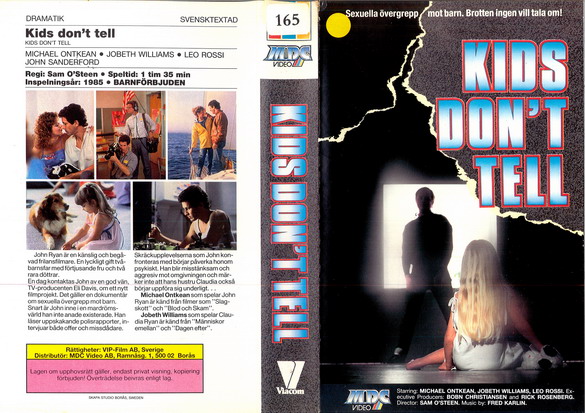 KIDS DON'T TELL (VHS)