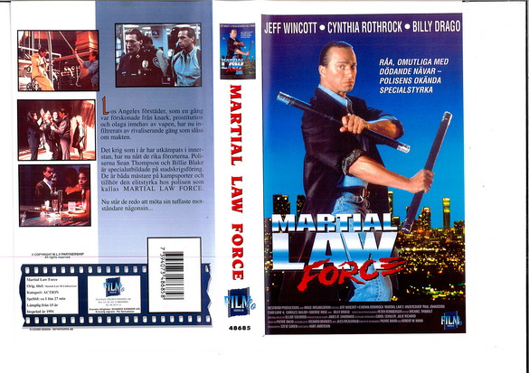 MARTIAL LAW FORCE (VHS)