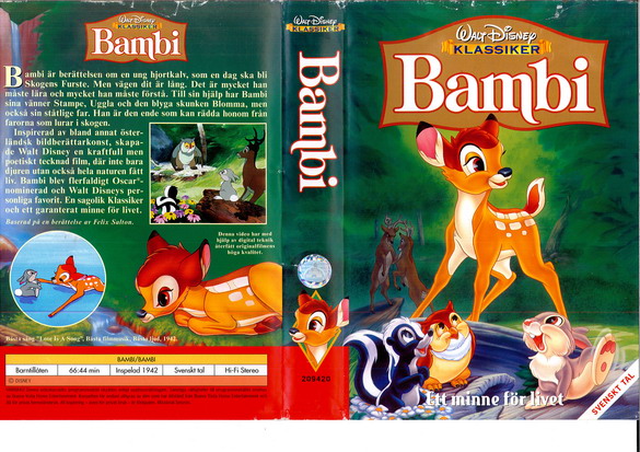 BAMBI (vhs-omslag)