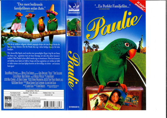 PAULIE (VHS)