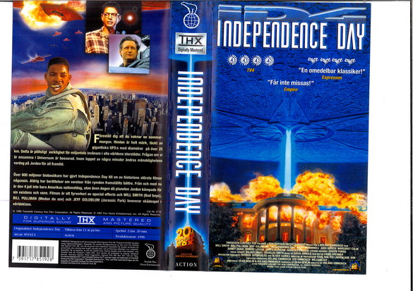 INDEPENDENCE DAY (VHS)