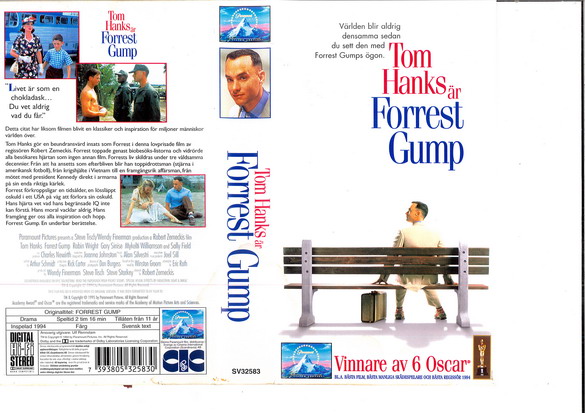 FORREST GUMP  (VHS)