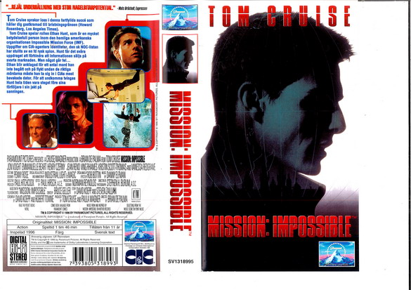 MISSION IMPOSSIBLE  (VHS)