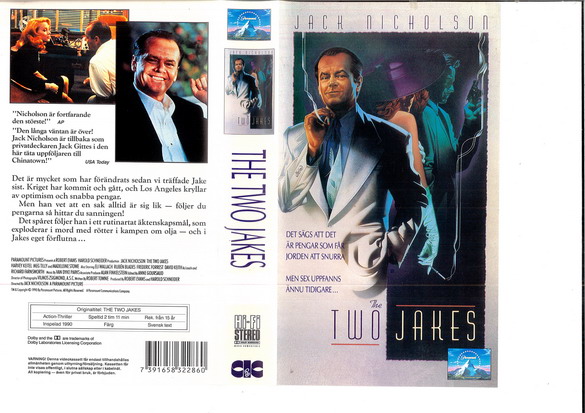 TWO JAKES  (VHS)