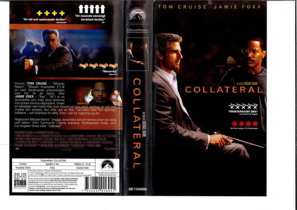COLLETERAL  (VHS)