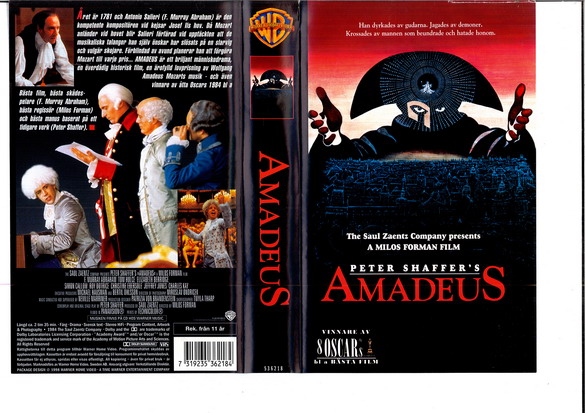AMADEUS (VHS) ny