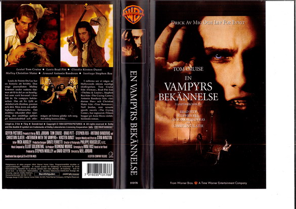 EN VAMPYRS BEKÄNNELSE (VHS)
