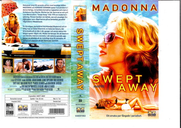 SWEPT AWAY (VHS)