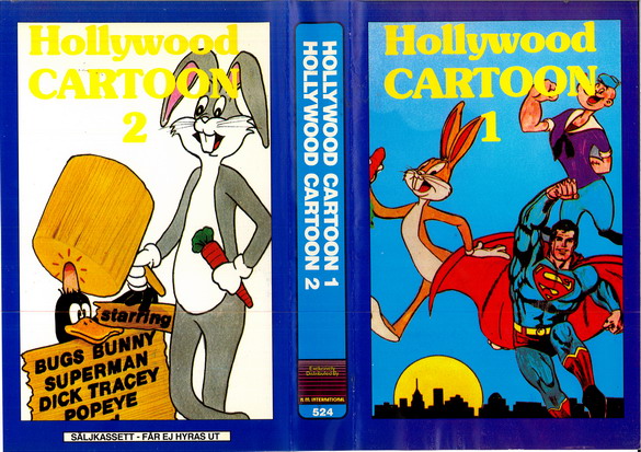 524 HOLLYWOOD CARTOON 1+2 (VHS)