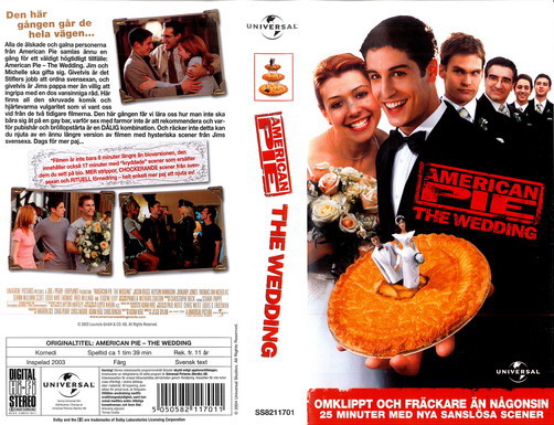 AMERICAN PIE THE WEDDING (VHS) ny