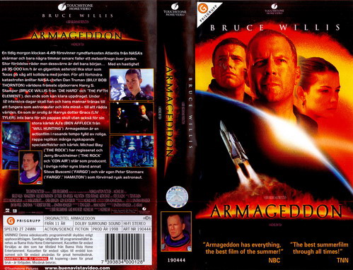 ARMAGEDDON (VHS) ny