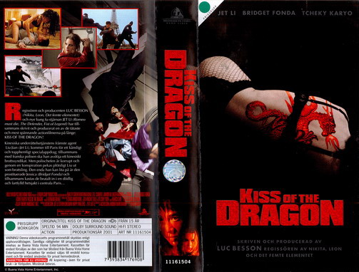 KISS OF THE DRAGON (VHS)