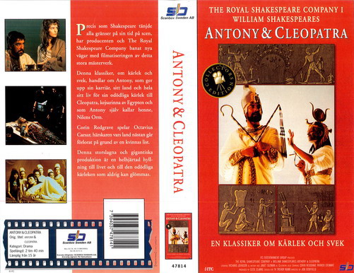 ANTHONY & CLEOPATRA (VHS)