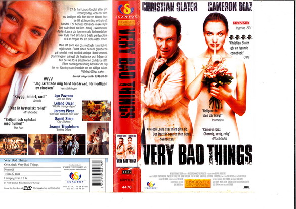 VERY BAD THINGS (VHS)