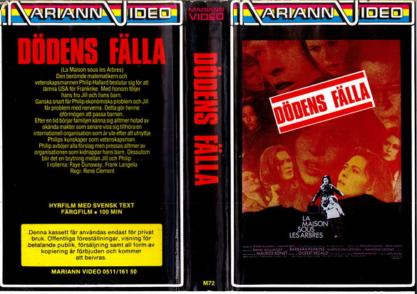 M 72 Dödens Fälla  (VHS)