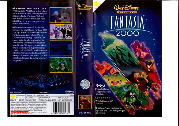 FANTASIA 2000 (VHS)