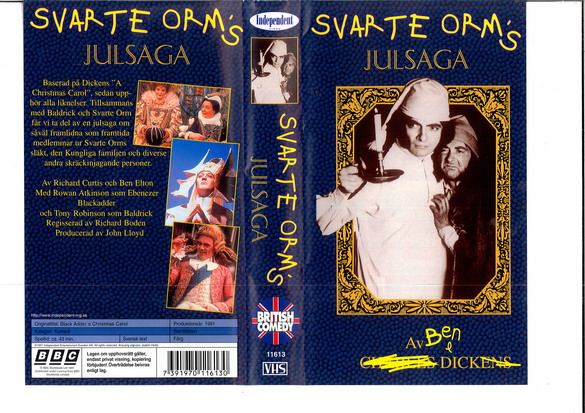 SVARTE ORM'S JULSAGA (VHS)