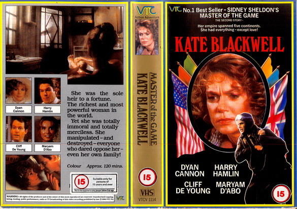 MASTER OF THE GAME: KATE BLACKWELL (VHS)UK