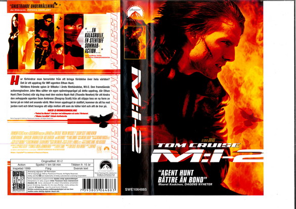 MISSION IMPOSSIBLE 2 (VHS)