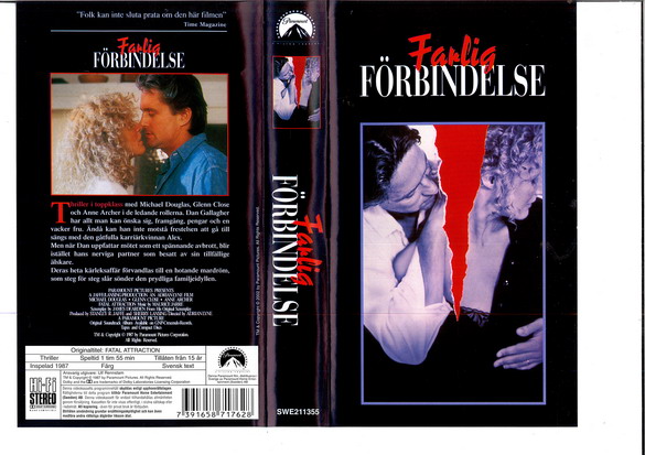 FARLIG FÖRBINDELSE (VHS)