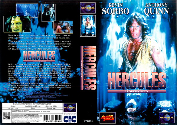 HERCULES I UNDERJORDEN (VHS)