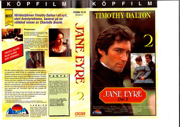JANE EYRE DEL 2 (VHS)