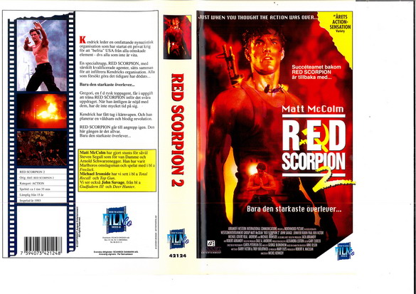 RED SCORPION 2 (VHS)