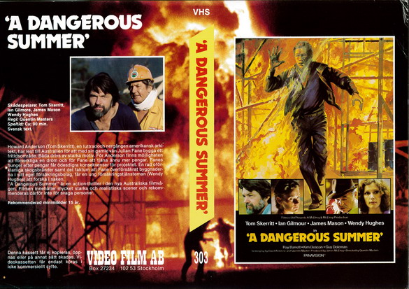 303 A DANGEROUS SUMMER (VHS)