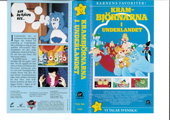 KRAMBJÖRNARA I UNDERLANDET (VHS) BLÅ
