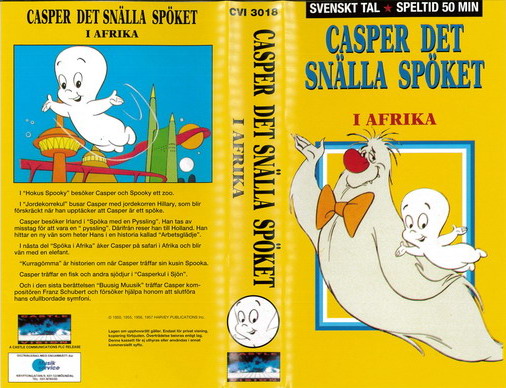 CASPER DET SNÄLLA SPÖKET I AFRIKA (VHS)
