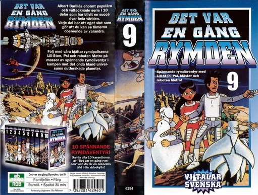 DET VAR EN GÅNG RYMDEN DEL 9 (VHS)